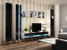 Regał VIGO NEW 180/40/30 biały/czarny połysk - Galeria zdjęcie 10