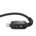 Kabel Baseus Unbreakable USB-IP 2.4A 1m (czarny) - Galeria zdjęcie 5