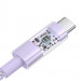 Kabel Baseus Gem Typ C-Typc C 100W 2m (fioletowy) - Galeria zdjęcie 4