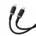 Kabel Baseus Dura Typ C-Typ C 100W 2m (czarno-złoty) - Galeria zdjęcie 3