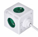 Allocacoc Przedłużacz PowerCube Extended USB 1.5 m Green - Galeria zdjęcie 2