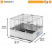 FERPLAST Modular 1 - klatka dla królika i świnki morskiej - 74 x 72 x 56cm - Galeria zdjęcie 5