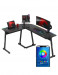 Biurko gamingowe Huzaro Hero 6.0 Black RGB - Galeria zdjęcie 5