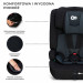 Kinderkraft fotelik COMFORT UP i-Size 9-36kg Czarny - Galeria zdjęcie 9