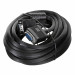 Kabel do monitora hd15 m/m hq 5m ekran+ferryt black cc-ppvga-5m-b - Galeria zdjęcie 2