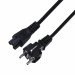 Savio przewód / kabel zasilający do laptopa 1,8m "koniczynka" cl-81 cl-81 - Galeria zdjęcie 1