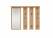 Wieszak + lustro PARMA 100x15xH.81,5 artisan - Galeria zdjęcie 2