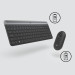 Wireless Keyboard and Mouse Combo MK470 GRAPHITE - Galeria zdjęcie 4
