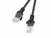 PATCHCORD KAT.6 UTP 1.5M CZARNY FLUKE PASSED LANBERG 10-PACK - Galeria zdjęcie 1
