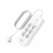 Listwa zasilająca Belkin Power Surge 6-PORT + 1xUSB-A +1xUSB-C 2.4A PD 650J 2m White Schuko - Galeria zdjęcie 3