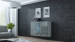 Komoda VIGO 90/120/38 biały/szary połysk - Galeria zdjęcie 1