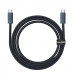 Kabel Baseus Typ C-Typ C 240W 1m (czarny) - Galeria zdjęcie 2