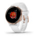 Zegarek Garmin Venu 2S (40 mm) Rose Gold Stainless Steel Bezel / White Case / Silicone Band - Galeria zdjęcie 2