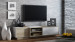 Szafka RTV SIGMA1 180 sonoma/biały połysk - Galeria zdjęcie 3