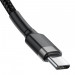 BASEUS KABEL USB-C DO USB-C 60W 1M (CZARNO-SZARY) - Galeria zdjęcie 2
