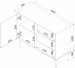 Komoda 1D2S TRESSE 100x40x75 zieleń mat - Galeria zdjęcie 4