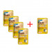 INABA CAT Dashi Delights Delicate Flakes Chicken with Cheese - przysmak dla kota - 4x40g + GRATIS - Galeria zdjęcie 1