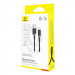 Kabel Baseus Dura USB-Typ C 60W 1m (czarno-złoty) - Galeria zdjęcie 6