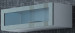 Witryna VIGO '90' szkło 90/35/32 biały/szary połysk - Galeria zdjęcie 1