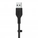 Kabel Belkin BoostCharge Flex USB-C to USB-A Cable 15W 3m Silicone Black - Galeria zdjęcie 5