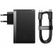 BASEUS ŁADOWARKA SIECIOWA 2X USB-C + USB (CZARNA) - Galeria zdjęcie 3