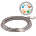 ALANTEC patchcord STP kat.6 KKS6SZA5.0 5m szary - Galeria zdjęcie 1
