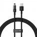 Kabel Baseus Gem Typ C 2.4A 1m (czarny) - Galeria zdjęcie 1