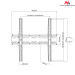 Maclean MC-748 Uchwyt do TV lub monitora 32-55"czarny max vesa400x400 35kg - Galeria zdjęcie 2