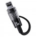 Kabel Baseus Gem USB C-IP 20W 1m (czarny) - Galeria zdjęcie 2