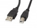 LANBERG KABEL USB-A -> USB-B M/M 1M FERRYT - Galeria zdjęcie 1