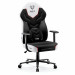Fotel gamingowy DIABLO X-GAMER fotel czarno-biały - Galeria zdjęcie 2