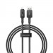 Kabel Baseus Unbreakable USB-IP 2.4A 1m (czarny) - Galeria zdjęcie 1