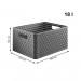 ROTHO Country antracyt - regał - 71,2 x 32,5 x 37,5 cm - Galeria zdjęcie 3