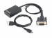 Gembird adapter vga -> hdmi z audio, czarny, 0.15m a-vga-hdmi-01 - Galeria zdjęcie 1