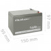 QOLTEC AKUMULATOR AGM | 12V | 14AH | MAX.210A - Galeria zdjęcie 6