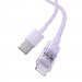 Kabel Baseus Gem 2.4A 1m (fioletowy) - Galeria zdjęcie 2