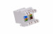 Gniazdo kesytone RJ45 UTP kat.5e Q-lantec - Galeria zdjęcie 1