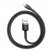 BASEUS KABEL LIGHTNING USB 2,4A 1M SZARO-CZARNY - Galeria zdjęcie 2
