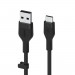 Kabel Belkin BoostCharge Flex USB-C to USB-A Cable 15W 3m Silicone Black - Galeria zdjęcie 2