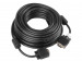 Lanberg kabel vga m/m 15m, ekran, ferryt, czarny ca-vgac-10cc-0150-b - Galeria zdjęcie 2