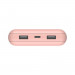 Powerbank Belkin BoostCharge Power Bank 20K 2xUSB-A + 1xUSB-C 20000mAh 15W Rose Gold - Galeria zdjęcie 4