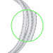Kabel Belkin BoostCharge Braided Lightning to USB-A Cable 2m oplot White - Galeria zdjęcie 5