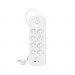 Listwa zasilająca Belkin Power Surge 8-PORT + 1xUSB-A +1xUSB-C 2.4A PD 900J 2m White - Galeria zdjęcie 1