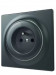 FIBARO Gniazdko Walli Outlet N typ E antracyt FGWSONE-011-8 - Galeria zdjęcie 1