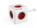 Allocacoc Przedłużacz PowerCube Extended 1.5 m Red - Galeria zdjęcie 1