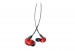 Shure SE215SPE-RD-EFS - Słuchawki douszne z pojedynczym przetwornikiem i kablem 3.5mm (czerwone) - Galeria zdjęcie 1