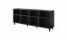 Komoda FARO 200x42x82 czarny mat + dąb craft - Galeria zdjęcie 2