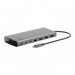 BELKIN HUB USB-C 8W1, 10 GBPS, 2X HDMI 4K SZARY - Galeria zdjęcie 1