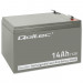 QOLTEC AKUMULATOR AGM | 12V | 14AH | MAX.210A - Galeria zdjęcie 1