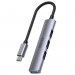 UNITEK HUB USB-C 1XUSB-A 5 GBPS, 3XUSB-A 2.0 ALU - Galeria zdjęcie 2